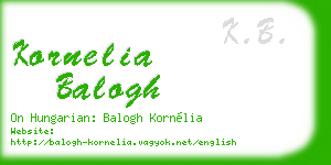 kornelia balogh business card
